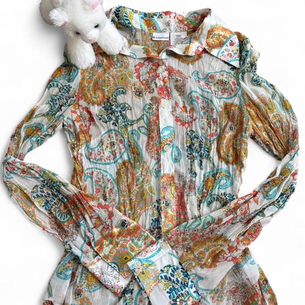 vintage paisley top
